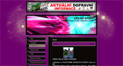 Desktop Screenshot of dream-sport.freepage.cz