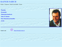 Tablet Screenshot of fabich-rainer.freepage.de