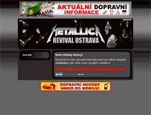 Tablet Screenshot of metallica-revival.freepage.cz