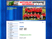 Tablet Screenshot of fkborovany.freepage.cz