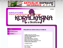 Tablet Screenshot of koralkycheb.freepage.cz