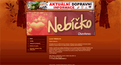Desktop Screenshot of nebicko.freepage.cz