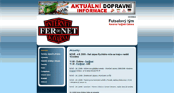 Desktop Screenshot of fernet-team.freepage.cz